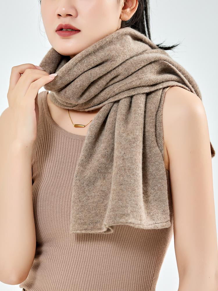 Tendência Xale Envoltório Cachecol Dois Propósitos 100% Lã Mulheres Tricotado Acessórios Capa Casual Cachecóis Macios Quente Cappa Aconchegante Moda Mantos