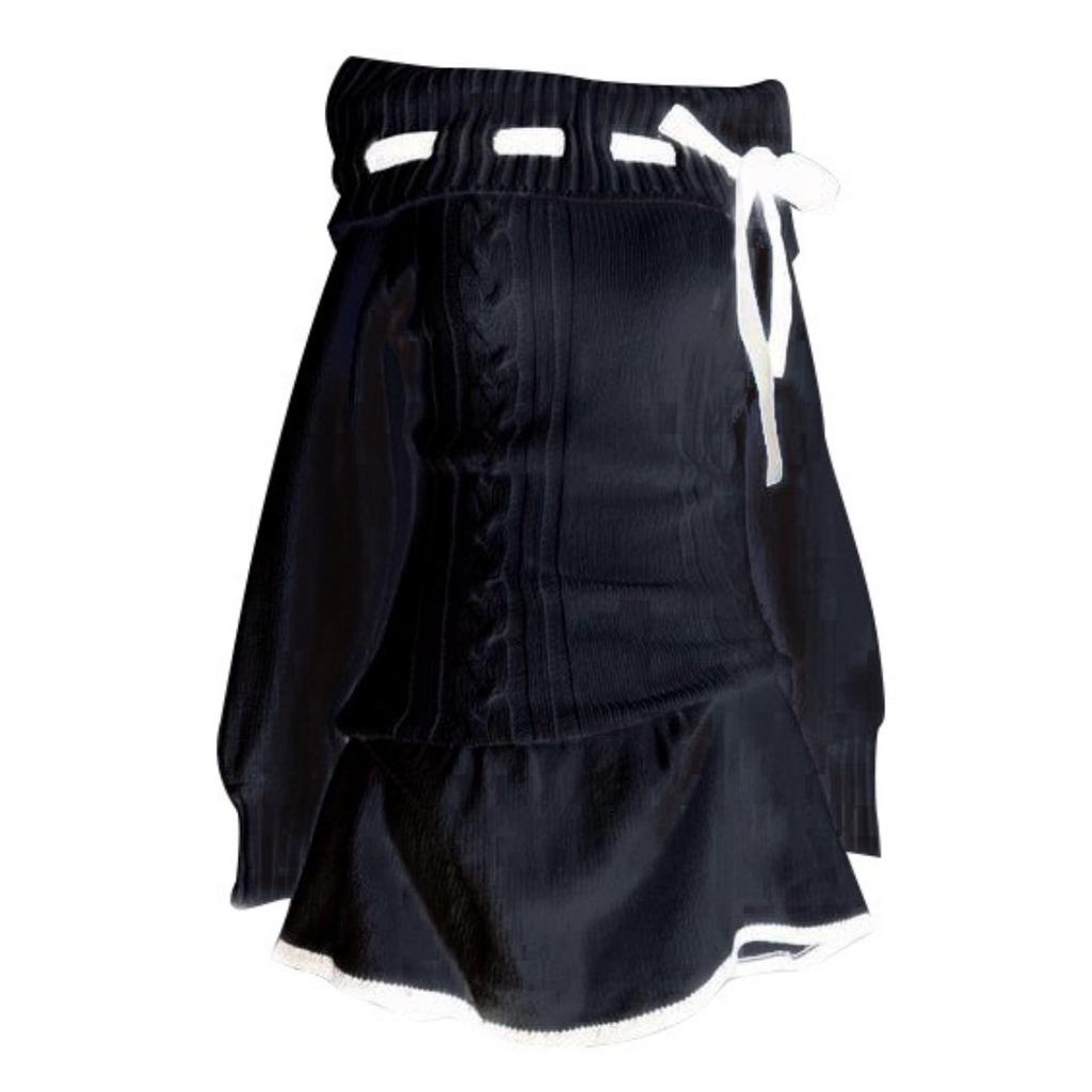 2KWEIRD Y2k College Style Rhombus Tops Elegant Pullovers Autumn Winter Casual Loose Knitwear Trend Streetwear Spicy Girl