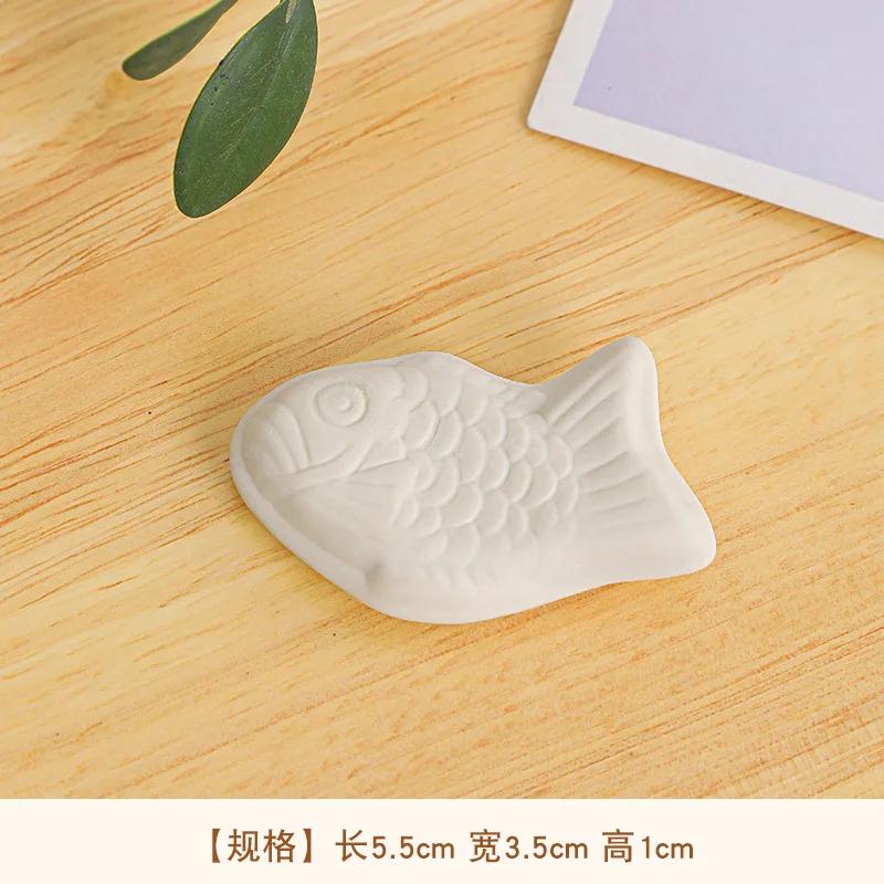 2pcs/setCeramic Vegetable Shape Chopsticks Holder Chopsticks Holder Stand Practical Fashion Kitchen Tableware Chopsticks Holders