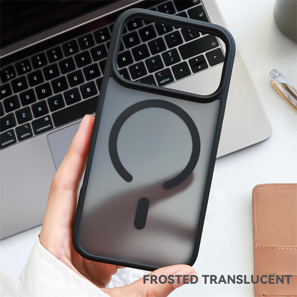 Silky Feel Matte Phone Case For iPhone 17 Pro Max Air 15 14 Plus 13 12 16 Pro For Magsafe Wireless Charge Magnetic Protect Cover