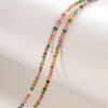 Elegant and Stylish Natural Tourmaline Bracelet Copper Double Strand Beaded Wrist Chain Jewelry Piece for Women