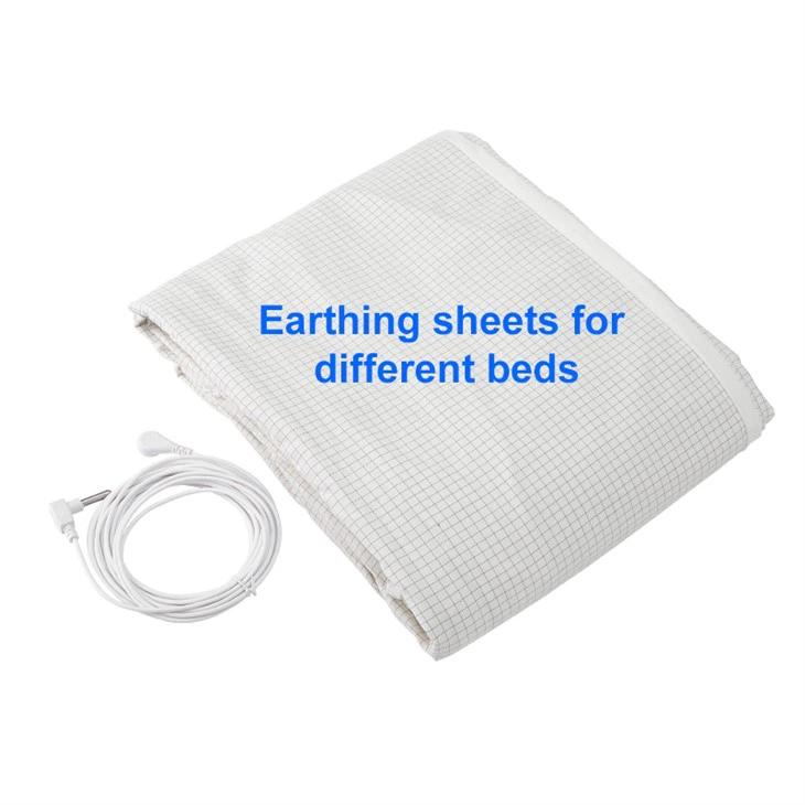 Ultimate Grounding Fitted Sheet - Reconnect with Earth While You Sleep! Anti-Inflammation, Better Sleep & More with Silver Fiber Technology