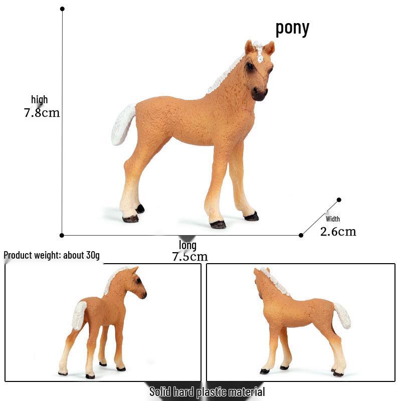 Children's Prancing Horse and Jockey Toy Set