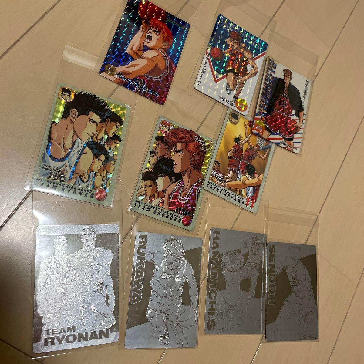 Used Slam Dunk Carddas Hanamichi Sakuragi Kaede Rukawa Akira Sendo Rynan Shohoku Bulk sale