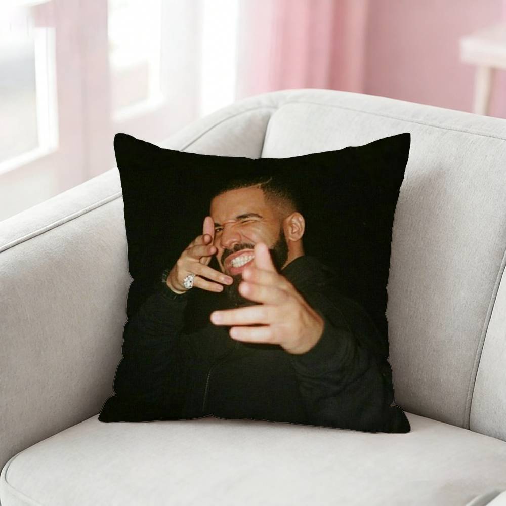 Rapper D-Drake Pillow Case Pattern Printed Pillowcase For Living Room Sofa Cushion Cover