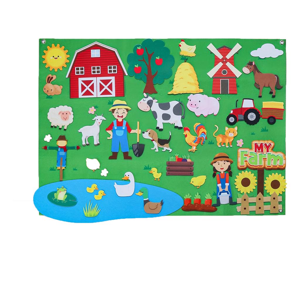 Farm Animal Storyboard Children's Puzzle Toy
