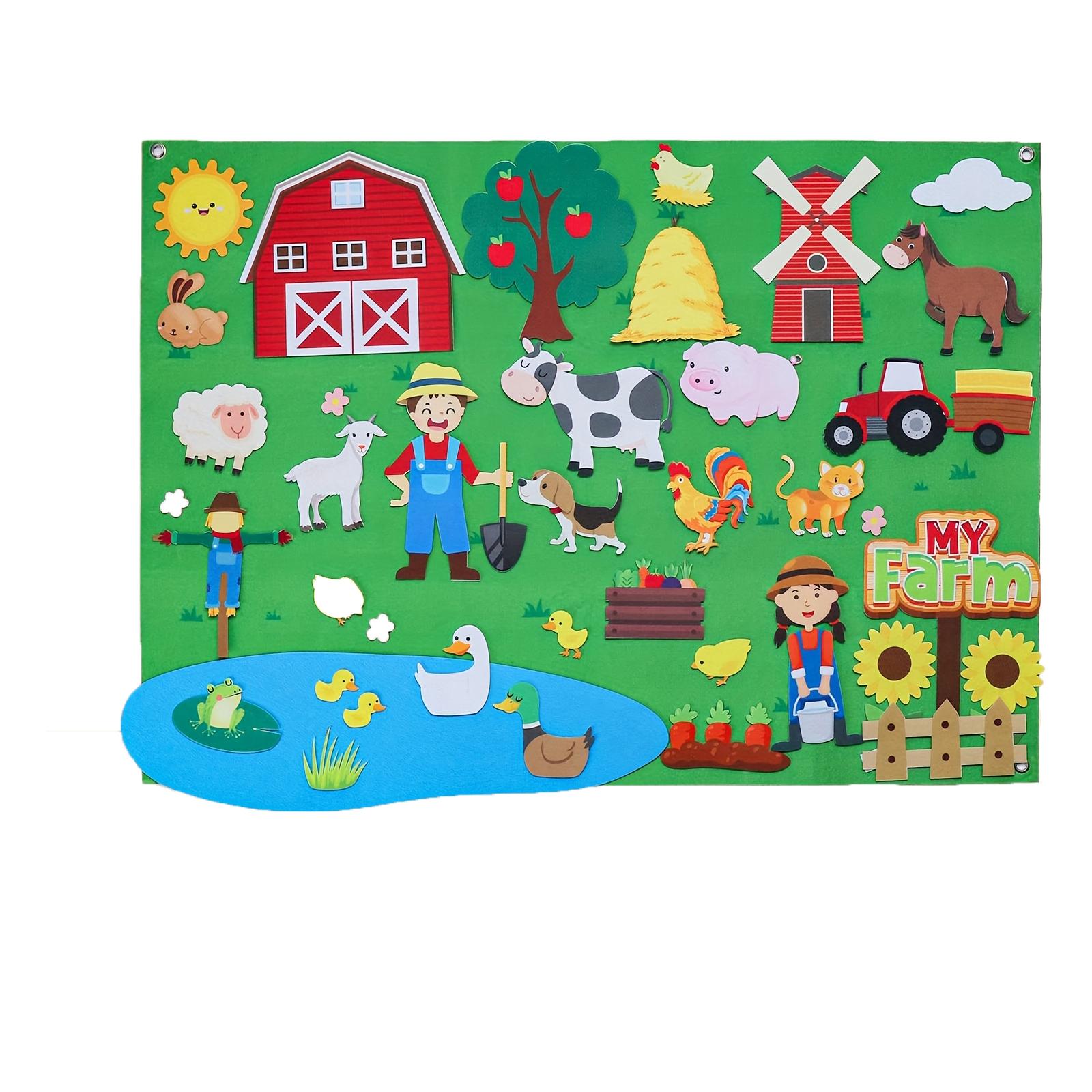 

Раскадровка про фермерских животных Детская головоломка One Size