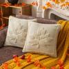 Maple Leaf Pillow Cover - Seasonal Decorative Pillowcase For Fall Home Decor