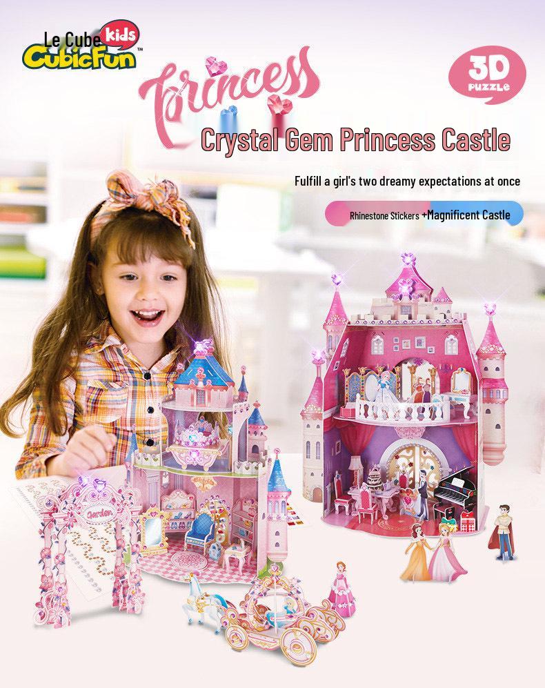 Otaku Cottage 3D Puzzle: DIY Modellbausatz für Mädchenzimmer & Lernspielzeug-Geschenk
