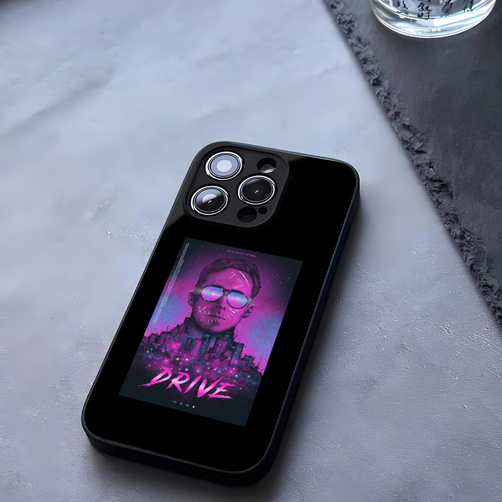 Drive Ryan Gosling Movie Phone Case Tempered Glass For IPhone 17 13 14 16 12 15 11 Pro Max Plus Mini X XR SE2020 Coque