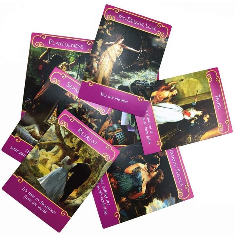 その他 The Romance Angels Oracle Cards Kup The Romance Angels Oracle Cards 44-kartowa talia do gry