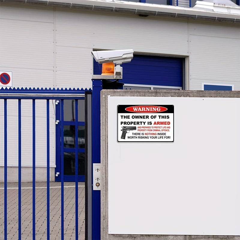 Warning Notice Vintage Metal Tin Poster Funny Metal Tin Signs Posters Plate for Garage Bar Cafe Club Home Room Wall Decor