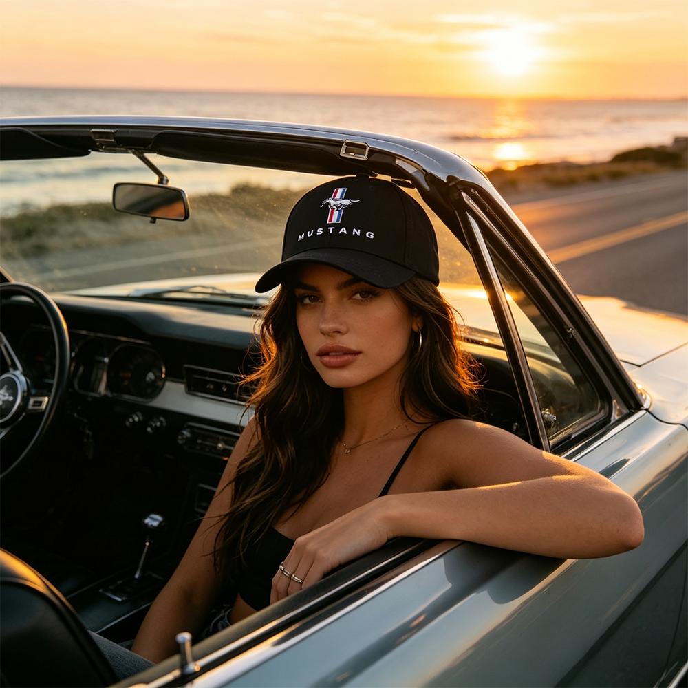 1PCS Cotton Unisex Baseball Cap Adjustable Hat Valve Cap For Ford Focus 2 3 4 MK5 Fiesta MK7 Mondeo Fusion Explorer Ghia j29 Mustang