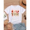 Women's Casual Short-sleeve T-shirt with Red Floral Print - The Perfect Choice for Spring and Summer