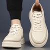 Men Shoe Leather Casual Shoes Men All-match Mens Sneakers Handmade Men's Vulcanize Shoes Luxury Brand Skate Footwear Men