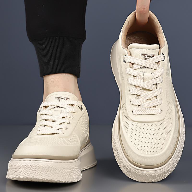 Men Shoe Leather Casual Shoes Men All-match Mens Sneakers Handmade Men's Vulcanize Shoes Luxury Brand Skate Footwear Men