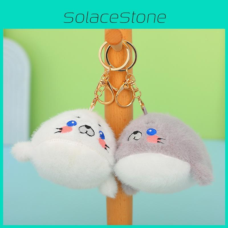 Delightful Ocean Animal Plush Keychain Assortment Available In Multiple Fun Colors
