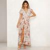 Fashionable Women's Leisure  Vacation Printed Dress Sexy Long Skirt For Women