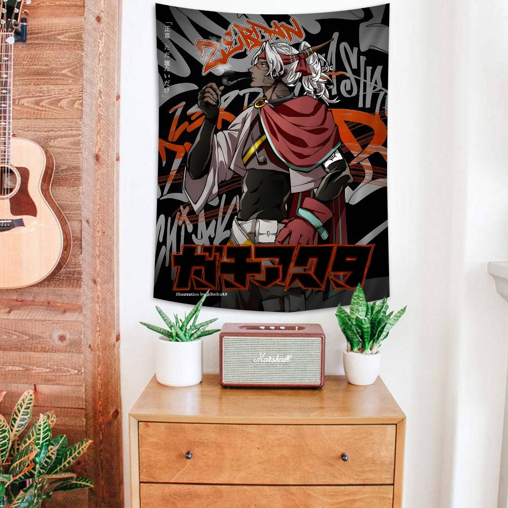 Japanese Supernatural Combat Anime GGachiakuta Tapestry Art Printing Art Science Fiction Room Home Decor Home Decor