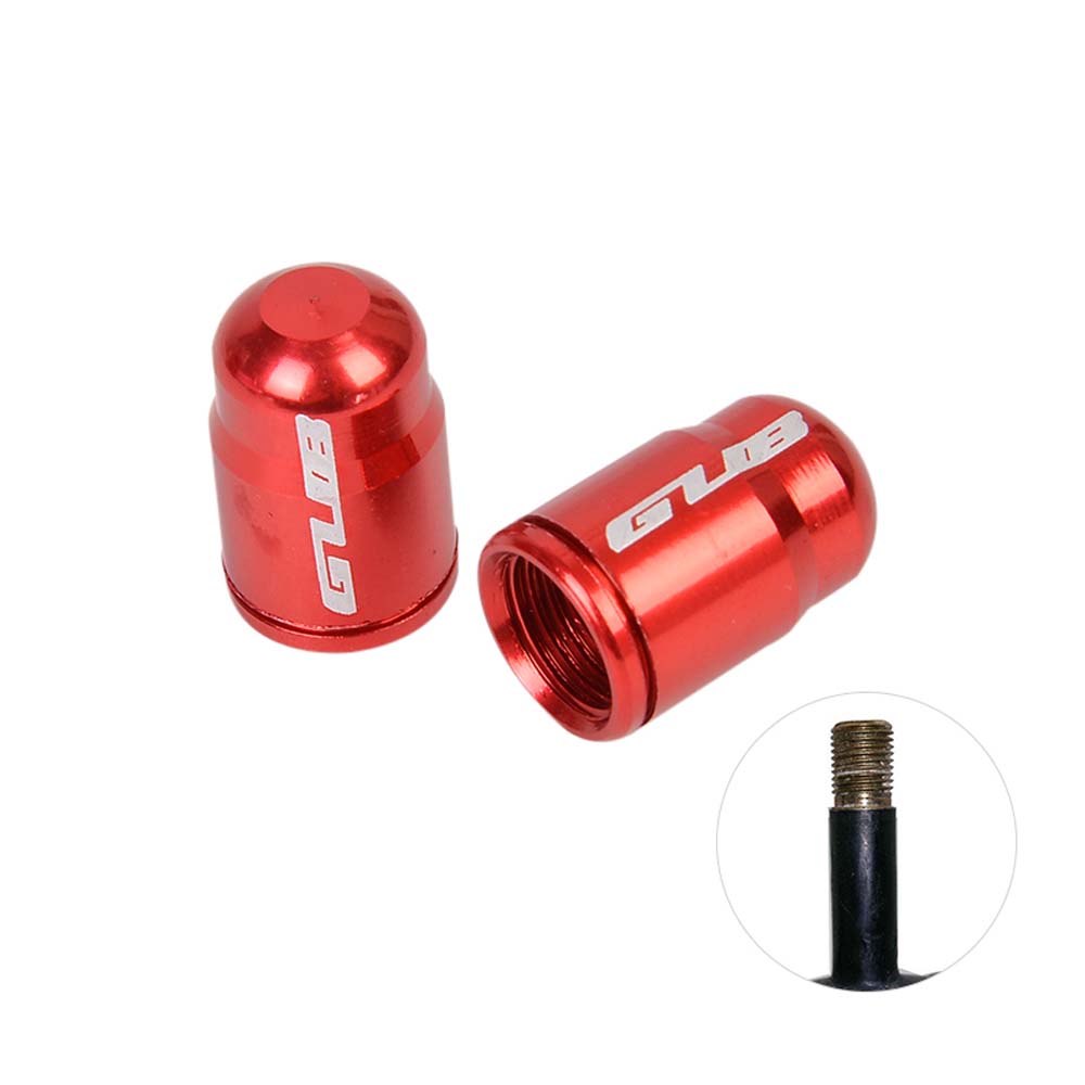 

Valve Protector Bicycle Accessories Aluminum Bicycle Tire Valve Cap Schrader/Presta Bike Tire Caps Red-for Schrade