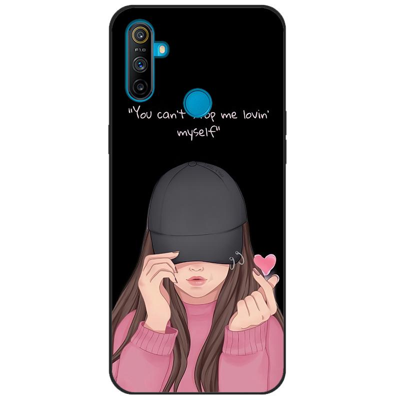 For Realme C3 Case Cover Soft Silicone TPU Patterned Back Cover For OPPO Realme C3 RMX2020 C 3 RealmeC3 Cartoon Phone Case Funda