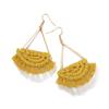 1 Pair Women Dangle Earrings All Match Ear Decoration Creative Weave