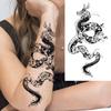 1 Sheet Dragon Temporary Tattoos For Men Women Water Transfer Tattoo Sticker Self Adhesive High Quality Fake Tatoo Arm Forearm