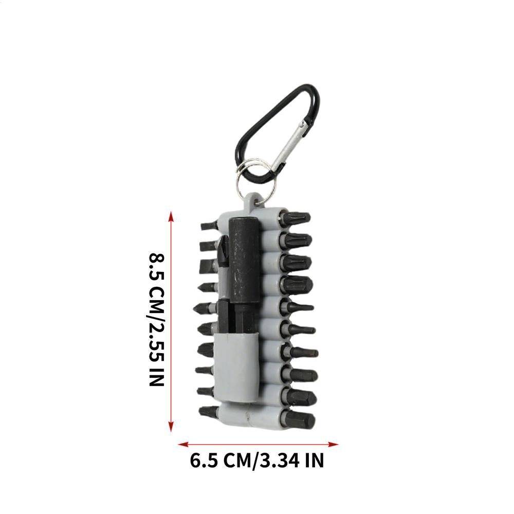 Screwdriver Bit 22 Pcs Impact Screwdriver Bits Set with Organizer Sleeve Magnetic S2 Steel Multi Driver Bits and 1Pc Bit Holder