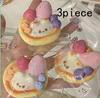 Cartoon Decomprekawaii Egg Tart Antistress Foot Squishy ToyFidget Squeeze Toy Mochi Squishy Stress Fidget Toys