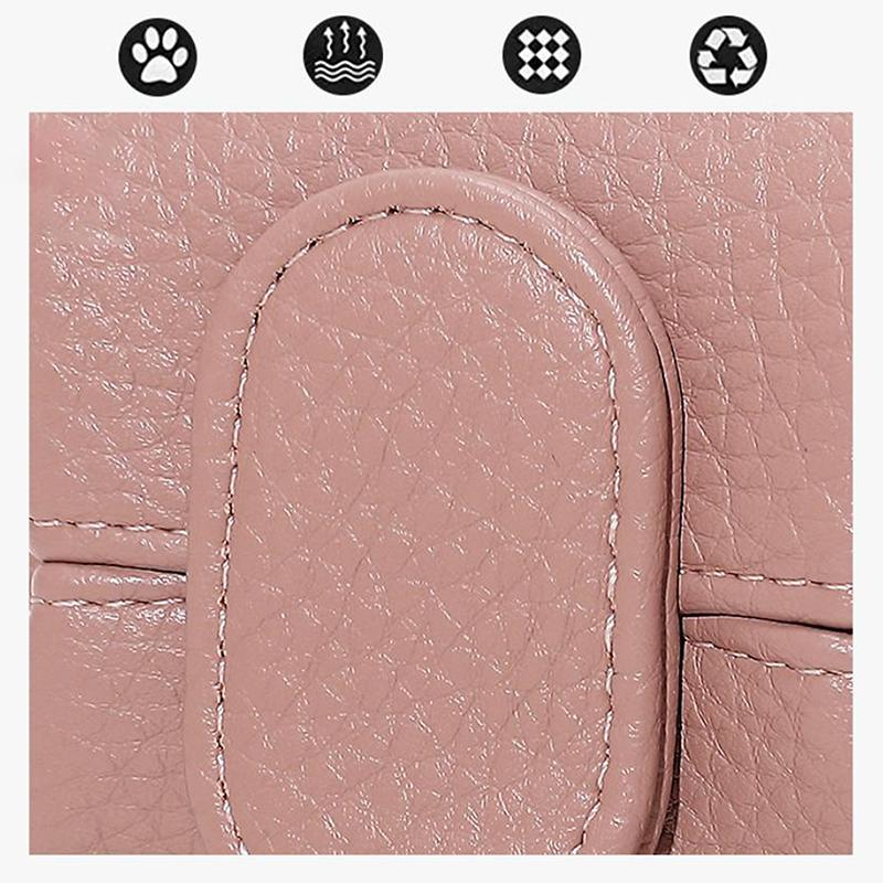 Solid-Color Mini Coin Storage Purse Leather Change Purse For Women Buckle Key Earphone Storage Bag For Outgoing Shopping