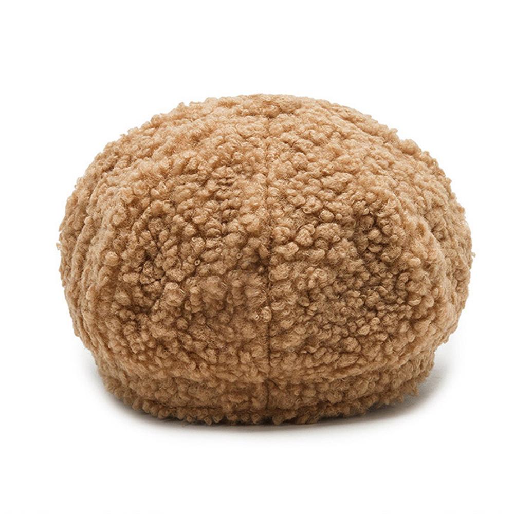 Fashion Lamb Wool Berets for Women Autumn Winter Painter Hat Octagonal Cap