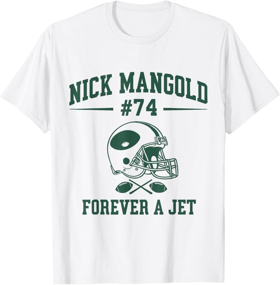 Nick Mangold Shirt Nick Mangold 74 Forever A Jet T-Shirt XL
