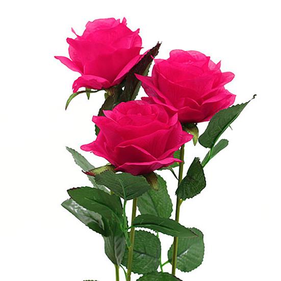 1 Pc Artificial Flower Fake Rose Wedding Bridal Party Home Garden Decoration