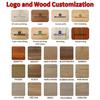Customizable Solid Unfinished Wood Storage Box Painted Art Style  Different Shape Home-Themed Wooden Gift Box