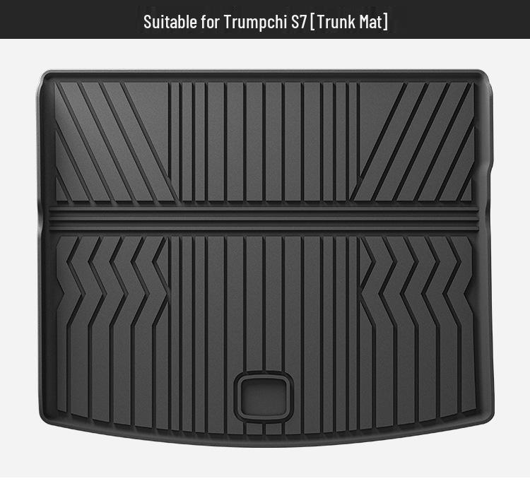 Eco-Friendly TPE Car Floor & Trunk Mats for 25 Trumpchi S7 Models: Dirt-Resistant