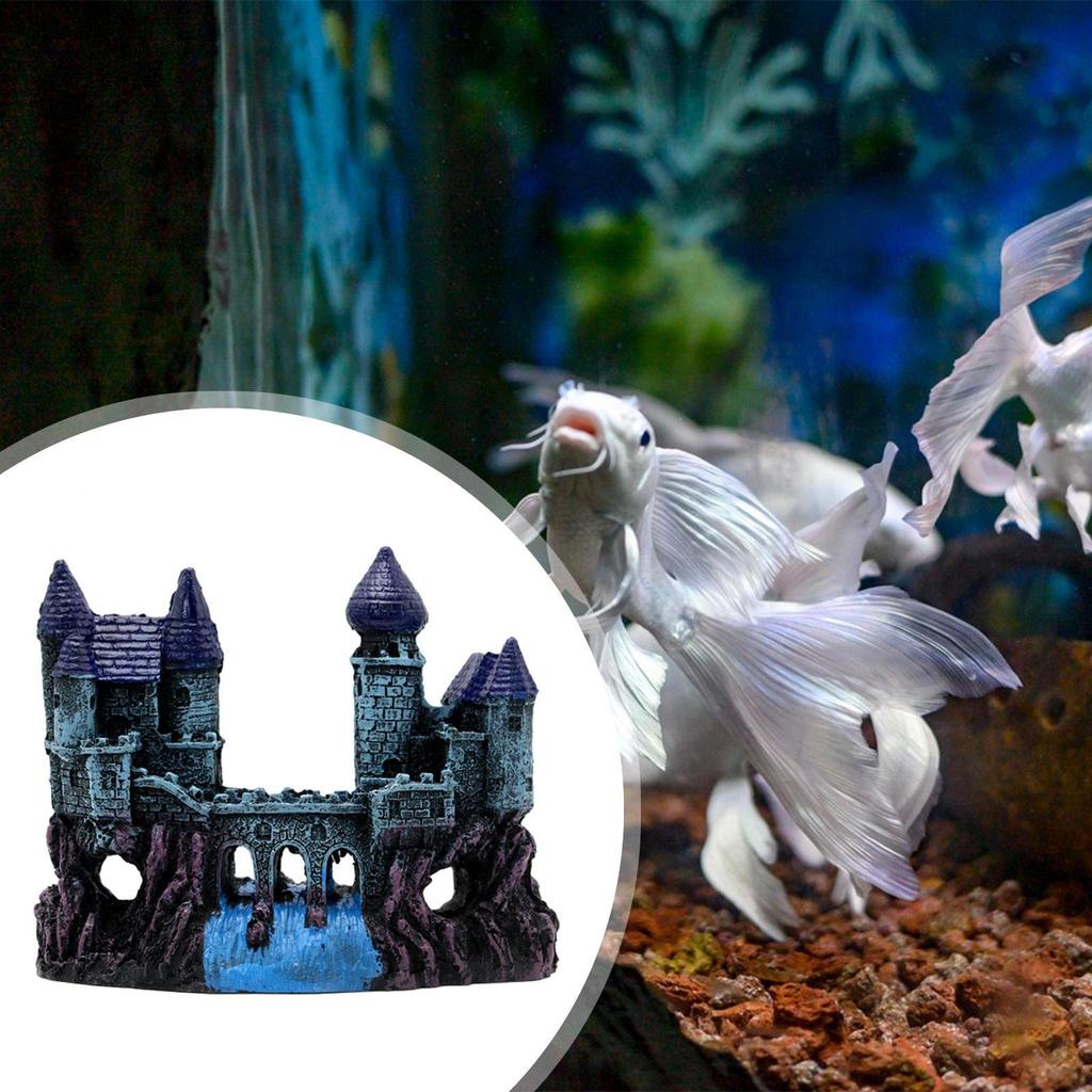 Aquarium Burg Decor Aquarium Dekorationen Hideouts Stein Höhle Ornament für
