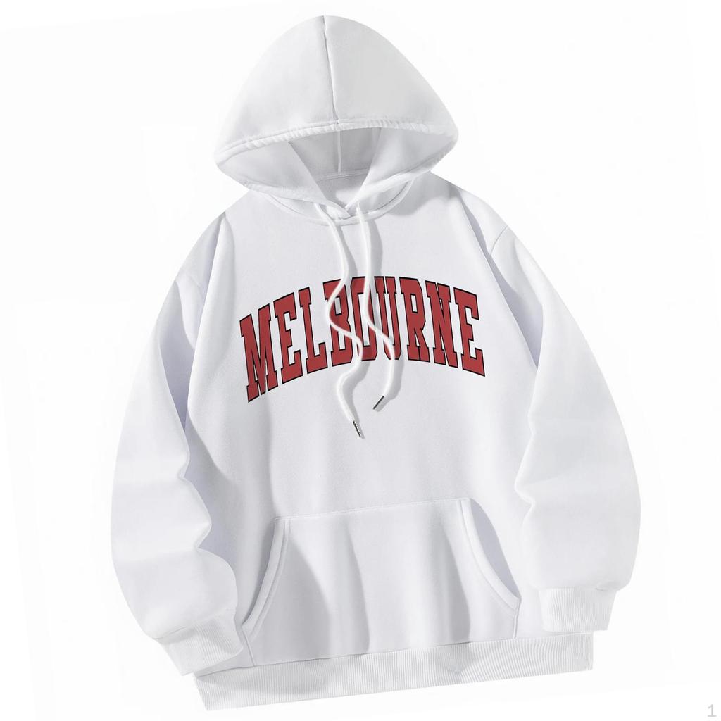 Pullover Hoodie for Women Drawstring Hooded Sweatshirt Long Sleeve Comfortable Stylish with Pocket