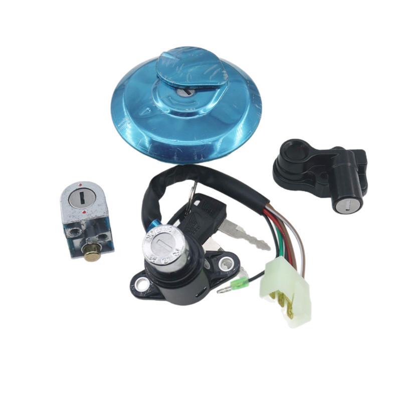 

Key Set for Honda Prince CM125 & King CBT125: Ignition Lock, Fuel Tank Cap Lock, Seat Bag Lock