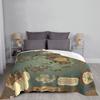 Avatar The Last Airbender Map Blankets anime tv show Flannel Funny Warm Throw Blankets for Home Autumn/Winter