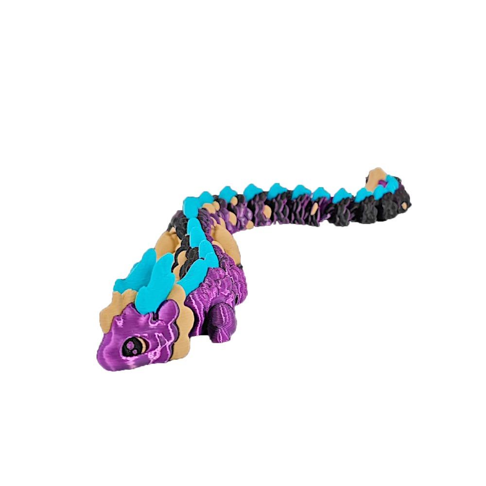 

Long Haired Dragon Model Toy Home Office Dragon Action Figure 3D Printed Dragon Micro Landscape чёрный