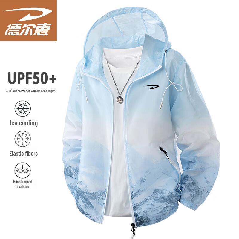 

Deerhui Men s & Women s Ice-Cool Quick-Dry Sun Protection Jacket 3XL