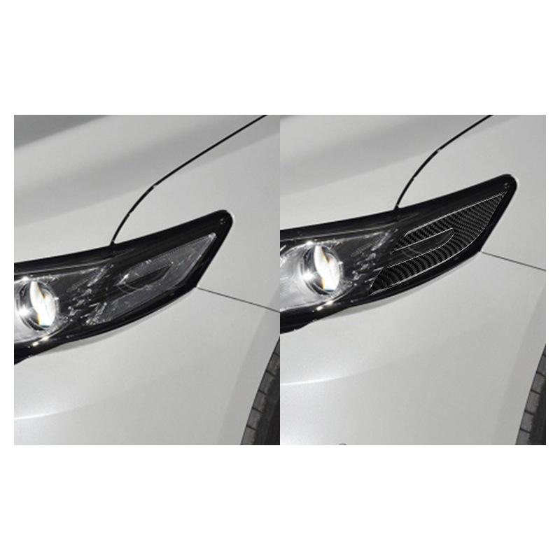 for 18-22 Toyota Camry eight generation modified interior carbon fiber headlight light eyebrows and eyebrows decorative stickers