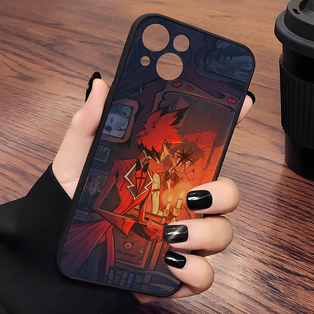 

H-Haz-bins Hotels Phone Case Matte Transparent For Iphone 16 15 Max 14 13 Mini 12 Pro 7 8 11 XR Xs X Plus Back Cover iPhone 15