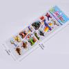 10sheets 3D Bubble Decorative Sticker Colorful Cartoon Cute Style Reusable Stickers for Birthday Christmas New Year Gift TMZ