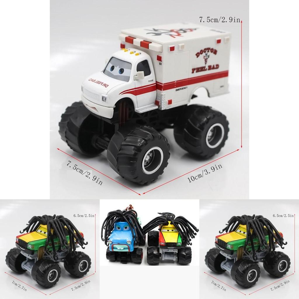 Realistic Animation Alloy Car Racing Cars Bigfoot Longhair Mater Children's Toys