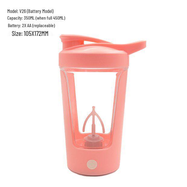 

2026 Electric Protein Shaker Cup for Sports Meal Replacement 350ML (Max 450ML)