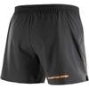 Salomon Shakeout Core Breathable Comfortable Versatile Lace-Up Sports Shorts Unisex shorts Black Gold C24845