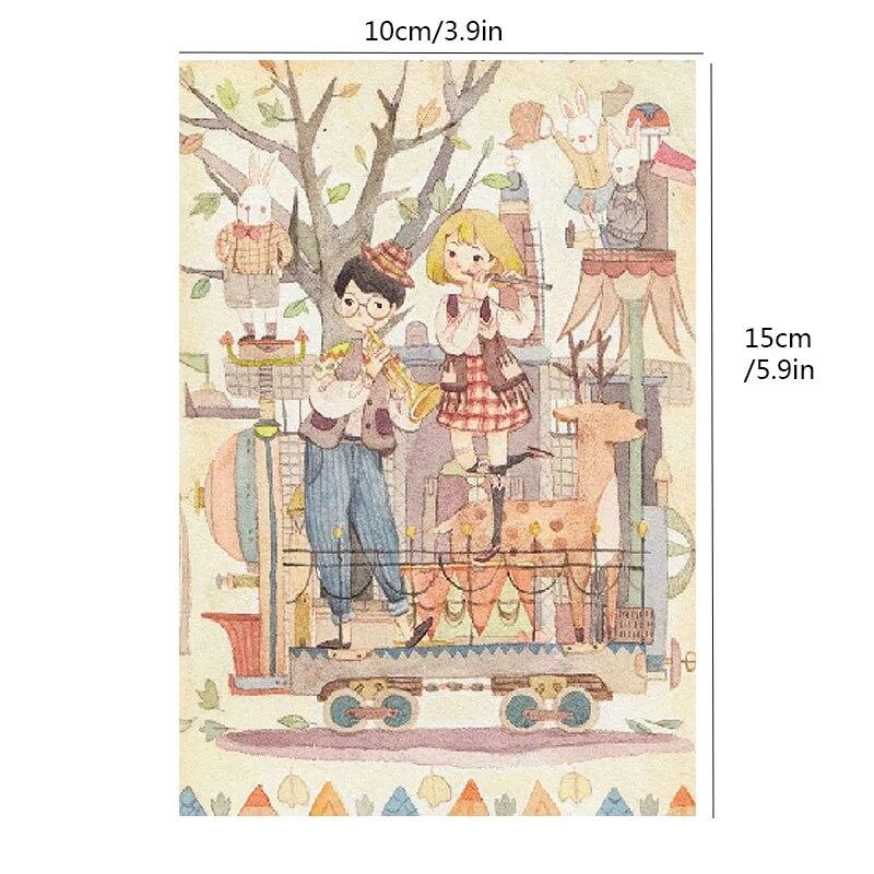 Happy Childhood+Photo Frame 150 Mini Test Tube Puzzle World Famous Painting Series Travel Puzzle YC-M