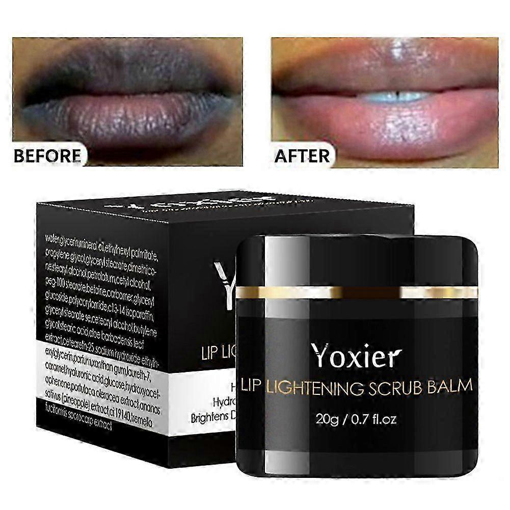 Yoxier Lip Lightening Scrub Balm Remove Dull Lips Cream Moisturizing Anti-aging Anti-cracking