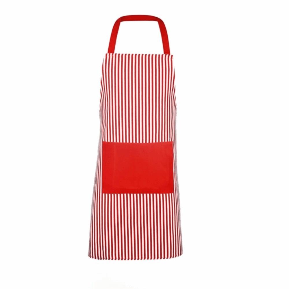 Polyester Chef Apron Striped Pattern Chef Costume Set Fashion Costume Apron Optional Accessories